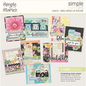 Simple Vintage Life in Bloom Simple Cards Card Kit - Simple Stories - PRE ORDER