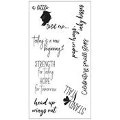 Wings Out Clear Stamps Set - Sizzix