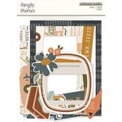 Here + There Chipboard Frames - Simple Stories - PRE ORDER