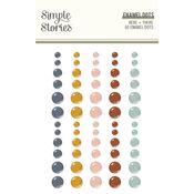 Here + There Enamel Dots - Simple Stories - PRE ORDER
