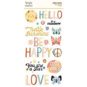 Boho Sunshine Foam Stickers - Simple Stories