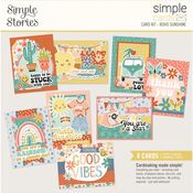 Boho Sunshine Simple Cards Card Kit - Simple Stories - PRE ORDER
