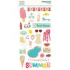 Retro Summer Chipboard Stickers - Simple Stories
