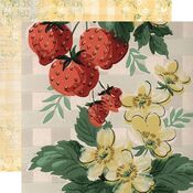 Farmer's Market Paper - Simple Vintage Berry Fields - Simple Stories
