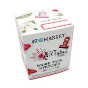 ARToptions Rouge Washi Sticker Rolls - 49 and Market