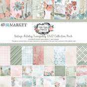 Vintage Artistry Tranquility 12x12 Collection Paper Pack - 49 and Market