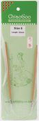Size 6/4mm - ChiaoGoo Bamboo Circular Knitting Needles 32"