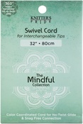Teal - Knitter's Pride-Mindful Swivel Cords 22" (32" W/Tips)