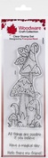 Magic Mushrooms - Woodware Clear Stamps 8"X2.6"