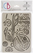 Urban Mood, 8.625"X6.25" - Ciao Bella Album Binding Art Shaped & Carved Pages 5/Pkg