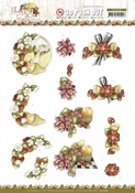 Flowers & Strawberries, Flowers & Fruits - Find It Trading Precious Marieke Punchout Sheet
