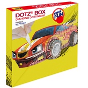 Hot Rod - Diamond Dotz Diamond Art Box Kit 8.6"X8.6"