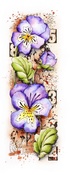 Nr. 200, Violets - Studio Light Grunge Clear Stamp