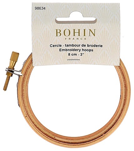 Bohin Agathis Wood Embroidery Hoop 6