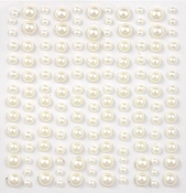 Natural Pearl - Craft Consortium Essential Adhesive Pearls 143/Pkg