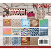 Big Guys Back In Time, Double-Sided - Find It Trading Yvonne Creations Paper Pack 6"X6" 22/Pkg