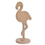 Flamingo With Base - Little Birdie MDF Decorable Flamingo With Base 5.5 mm