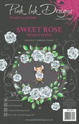 Sweet Rose - Pink Ink Designs 6"X8" Clear Stamp Set