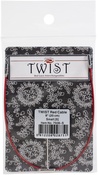 Small - ChiaoGoo TWIST Red Lace Interchangeable Cables 8"