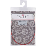 Large - ChiaoGoo TWIST Red Lace Interchangeable Cables 8"