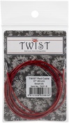 Small - ChiaoGoo TWIST Red Lace Interchangeable Cables 37"