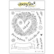 A Little Note Stamp Set - Honey Bee Stamps