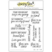 You're A Keeper Stamp Set - Honey Bee Stamps