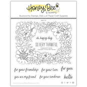Friendship Frame Stamp Set - Honey Bee Stamps