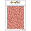 Foiled Fluttering Hearts Cover Plate - Honey Bee Stamps