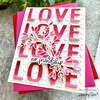 Love Love Love Sentiments Honey Cuts - Honey Bee Stamps