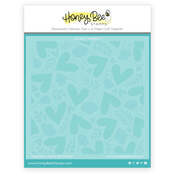 Hearts In Bloom Set of 4 Layering Background Stencils - Honey Bee Stamps
