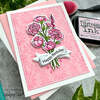 Damask Background Stencil - Honey Bee Stamps