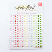 Happy Hearts Pearl Stickers - Honey Bee Stamps