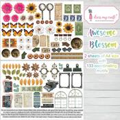 Awesome Blossom Image Sheet - Dress My Craft