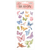 Butterflies Rub-ons - Create Happiness Welcome Home - Stamperia