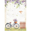 Bicycle Rice Paper - Create Happiness Welcome Home - Stamperia