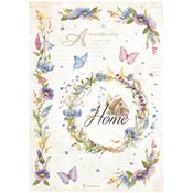 Garland Rice Paper - Create Happiness Welcome Home - Stamperia