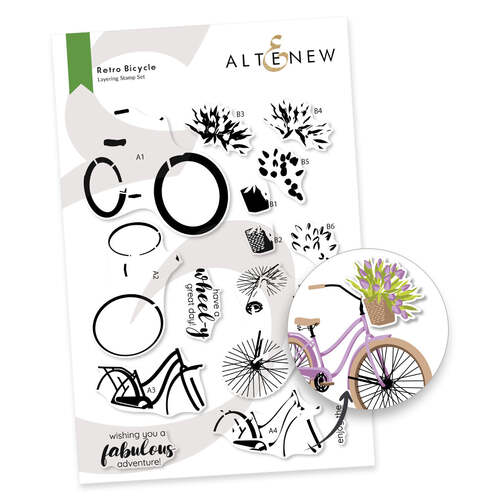 Altenew Paint-A-Flower: Wood Anemone Outline Stamp Set