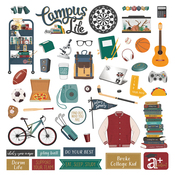 Campus Life Boy Element Sticker - Photoplay - PRE ORDER