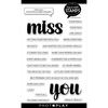 Miss You Clear Stamps - Photoplay