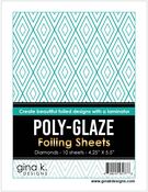 Diamonds Poly-Glaze Foiling Sheets - Gina K Designs