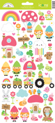 Over The Rainbow Icon Stickers - Doodlebug