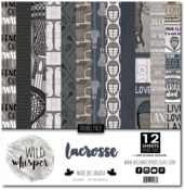 Lacrosse DOUBLE 12x12 Paper Pack - Wild Whisper Designs