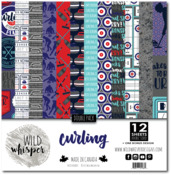 Curling DOUBLE 12x12 Paper Pack - Wild Whisper Designs