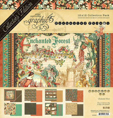 Graphic 45 Le' Romantique Deluxe Collector's Edition Papercrafting