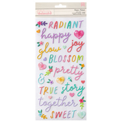 Radiant Phrase Foam Thickers - Blooming Wild - Paige Evans