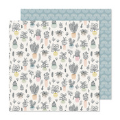 Greenhouse Paper - Gingham Garden - Crate Paper
