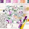 Magnolia Pattern Cling Stamp - Pinkfresh Studio