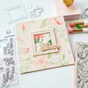 Magnolia Pattern Cling Stamp - Pinkfresh Studio