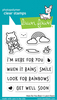 Here For You Bear Clear Stamps - Lawn Fawn